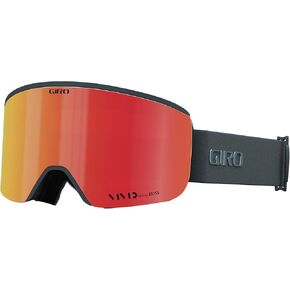 نظارات Giro Axis للتزلج - نظارات التزلج على الجليد للرجال والنساء - حزام مؤشر سمك القرش الداكن مع عدسات الأشعة تحت الحمراء الحية/الحية