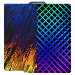 3D Printer Bambu Labs Build Plate for Bambu Lab X1C/X1/X1E/P1P/P1S/A1,Double Sided Fireworks+Butterfly Spring Steel Sheet Plate 257x257mm Flexible Removable Platform Bambu A1 3D Printer Plate.