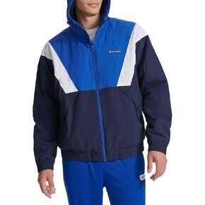 Champion Men's Color Block Lined Windbreaker with Hood