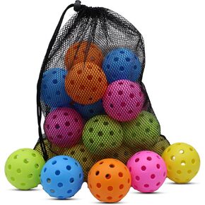 Magicorange Pickleball Balls, 20 Pack USAPA Approved Indoor Pickleballs, High Elasticity & Durable Pickle Balls