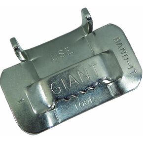 BAND-IT G44199 1.0" Wide, 201 Stainless Steel Giant Ear-Lokt Buckle (25 Per Box)