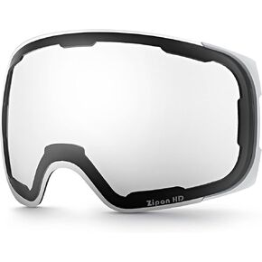 ZIONOR Ski Goggles Lens, Z1 100% OTG Snow Goggles Detachable Lens for Men Women Adult