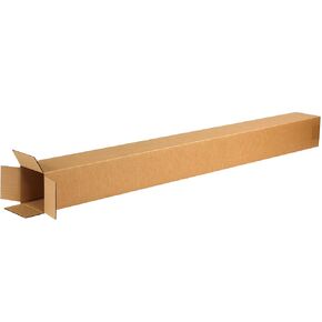 BOXES FAST 4x4x48 Tall Corrugated Boxes, Tall, 4L x 4W x 48H, Pack of 25 | Shipping, Packaging, Moving, Storage Box for Home or Business, Strong Wholesale Bulk Boxes