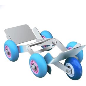 KIMISS Tire Wheel Dolly, Emergency Tire Roller Move Tool with 5 Wheels for Heavy Duty Motorcycle Tricycle Flat Tire Booster Trolly