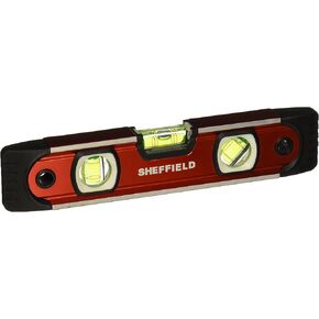 Sheffield 58640 9 Inch Magnetic V-Groove Torpedo Level