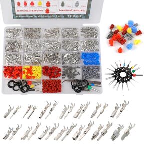 830pcs 28value سيارة السيارة دبابيس كهربائية دبابيس طرفية الموصلات التلقائية مجموعة الدبابيس metri-pack طقم الذكور والإناث دبابيس دبابيس طرف الأسلاك الأسلاك 0.6/1/1.2/1.5/1.8/2.3/2.8/6.3mm