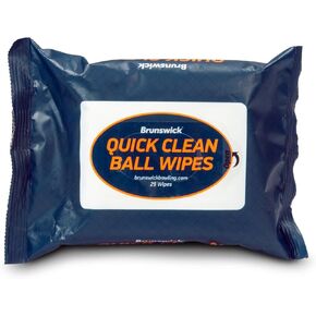 Brunswick Quick Clean Ball Wipes- 25 Per Pack