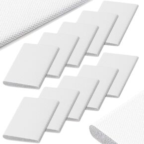 ZukoCert 10 Pack Door Corner Seals, Weather Stripping for Exterior Doors, Foam Draft Plugs for Noise Isolation, Weather Protection, Energy Efficiency, Easy Installation, Ideal for Doors & Windows