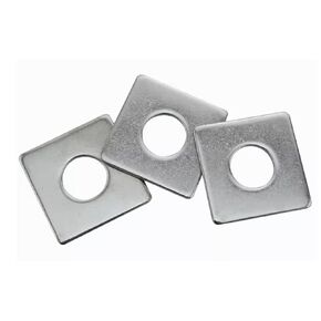 NACX Square Washer M3 x 10mm x 10mm x 1mm Square Plate Washers, 304 Stainless Steel, 120Pcs