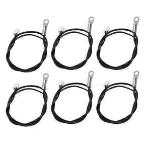 10pcs thermistors استشعار درجة الحرارة المستشعر مستشعر جولة Lug Cold Cold موصل المحطة الطرفية -25 ℃ إلى 125 ℃ (5K B3950)