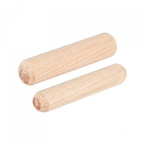uxcell 8mm 10mm Dia. Wooden Dowel Pin Wood Kiln Dried Fluted Beveled Hardwood 150pcs