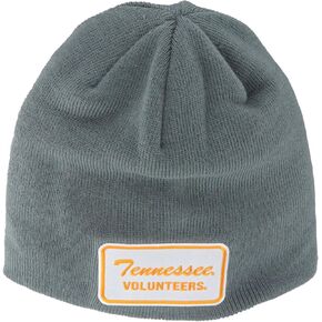 ZHATS Standard NCAA Officially Licensed Beanie Edge Patch Brick Gray, Grey, One Size