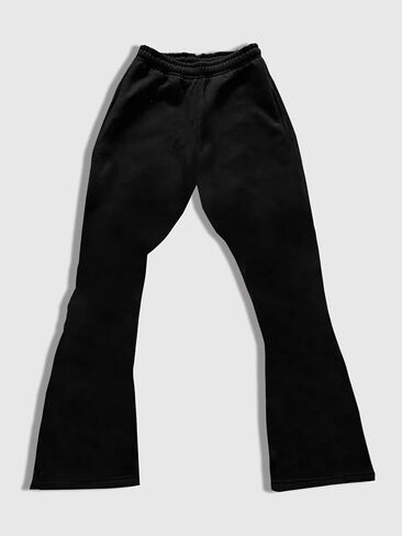Men's Y2K Flared Sweatpants Letter Graphic Drawstring Waist Joggers Drippy Pants in Saudi Arabia