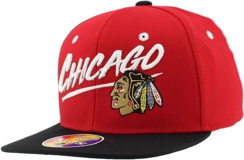 ZHATS Unisex Kid's NHL Officially Licensed Youth Adjustable Snapback Hat Flat Bill Z11 in Saudi Arabia