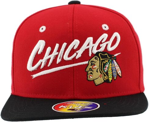 ZHATS Unisex Kid's NHL Officially Licensed Youth Adjustable Snapback Hat Flat Bill Z11 in Saudi Arabia