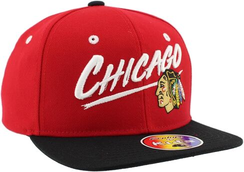 ZHATS Unisex Kid's NHL Officially Licensed Youth Adjustable Snapback Hat Flat Bill Z11 in Saudi Arabia