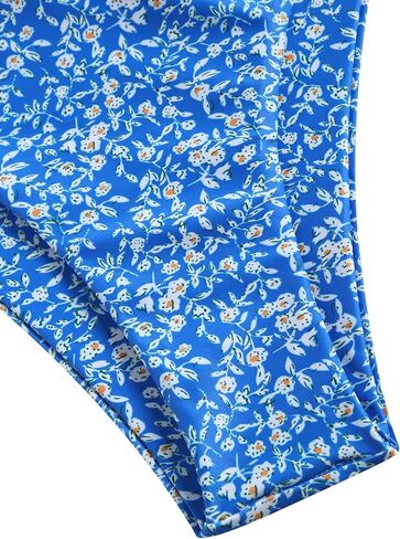 ZAFUL Women's Underwire Bikini Floral High Cut Bikini Set V-Wired Two Piece Swimsuit Bathing Suit in Saudi Arabia