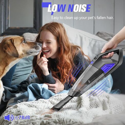 Handheld Vacuum Cordless Cleaner,Powerful Portable and Dust Buster Hand Vcauum Rechargeable with Large-Capacity Battery for CarPetOfficeHome in Saudi Arabia
