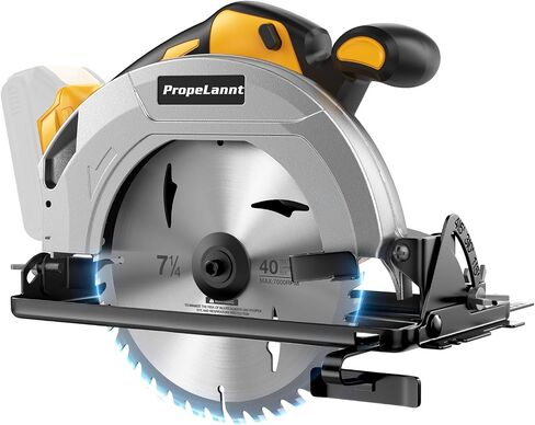 Cordless Circular Saw for Makita 18V LXT Li-ion Battery, Electric Circular Saw with 7-1/4-Inch Blade, 5000 RPM, 0-50 Degree Bevel Capability, Power Circular Saws (No Battery). in Saudi Arabia