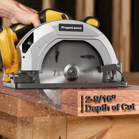 Cordless Circular Saw for Makita 18V LXT Li-ion Battery, Electric Circular Saw with 7-1/4-Inch Blade, 5000 RPM, 0-50 Degree Bevel Capability, Power Circular Saws (No Battery). in Saudi Arabia