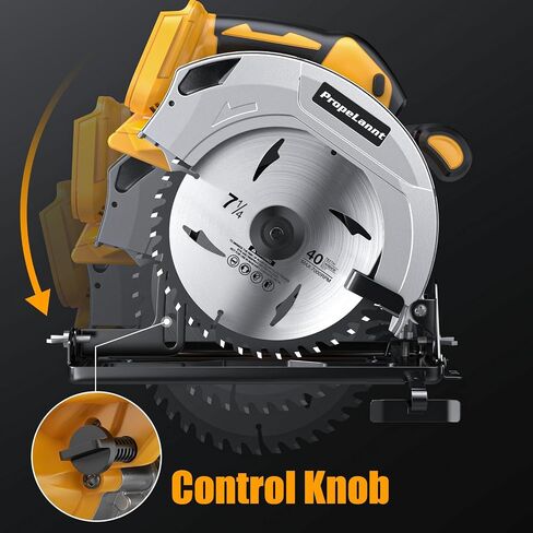 Cordless Circular Saw for Makita 18V LXT Li-ion Battery, Electric Circular Saw with 7-1/4-Inch Blade, 5000 RPM, 0-50 Degree Bevel Capability, Power Circular Saws (No Battery). in Saudi Arabia