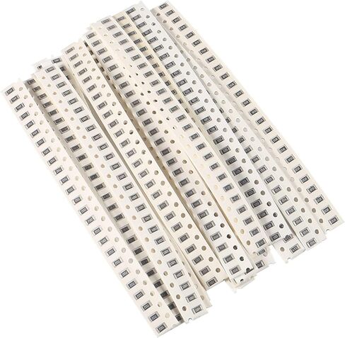 1206 SMD Roustor Kit 900pcs ، 36 Value 1206 SMD Capacitor 1206 Chip Resportment Kit 1 ٪ 1/4W 0.25W 1 OHM-10M OHM لـ DIY والتجارب (1206 مجموعة المقاوم SMD) in Kuwait