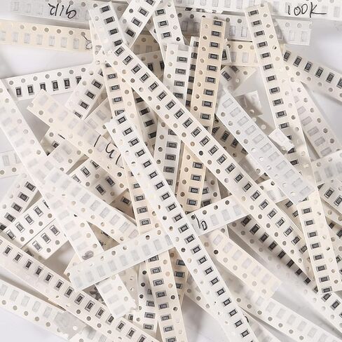 1206 SMD Roustor Kit 900pcs ، 36 Value 1206 SMD Capacitor 1206 Chip Resportment Kit 1 ٪ 1/4W 0.25W 1 OHM-10M OHM لـ DIY والتجارب (1206 مجموعة المقاوم SMD) in Kuwait