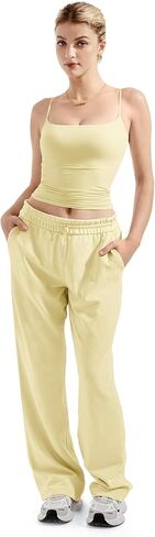 SUUKSESS Women Sexy Square Neck Tank Top Summer Y2K Going Out Basic Cami Shirt in Kuwait