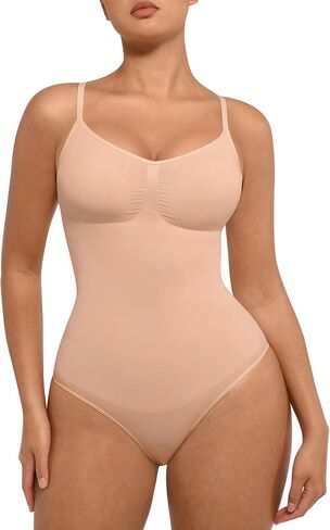 FeelinGirl Shapewear Bodysuits for Women Tummy Control Seamless Sculpting Body Shaper in Saudi Arabia