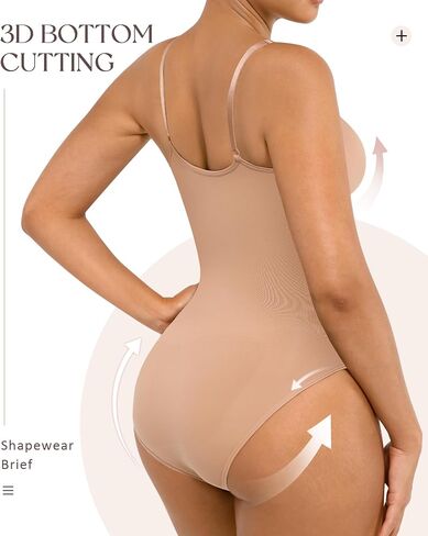 FeelinGirl Shapewear Bodysuits for Women Tummy Control Seamless Sculpting Body Shaper in Saudi Arabia