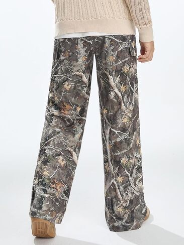 Men's Camo Sweatpants Y2K Letter Graphic Flared Sweatpants Drippy Streetwear Joggers in Kuwait