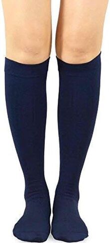 جوارب ضغط رياضية رياضية مصنوعة من الفيسكوز من ألياف الخيزران الدقيقة والنايلون للجري بطول الركبة وطاقم منخفض للنساء والرجال 3 أزواج in Kuwait