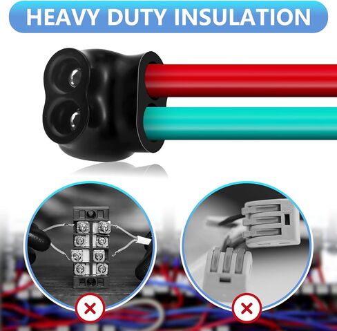 3 PCS موصلات متعددة الكابلات المعزولة 2 منفذ إدخال واحد موصلات معزولة معزول موصل توصيل الطاقة الكهربائية موصلات سلك مملوءة مسبقا (نطاق سلك 2-14AWG) in Kuwait