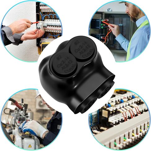 3 PCS موصلات متعددة الكابلات المعزولة 2 منفذ إدخال واحد موصلات معزولة معزول موصل توصيل الطاقة الكهربائية موصلات سلك مملوءة مسبقا (نطاق سلك 2-14AWG) in Kuwait