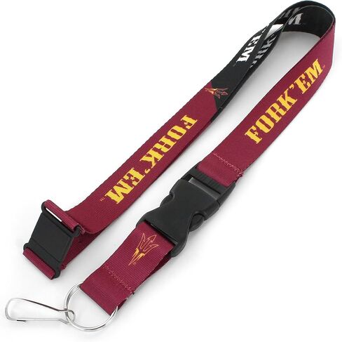 aminco NCAA Unisex Adult Ncaa Slogan Lanyard in Saudi Arabia