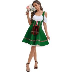 Oktoberfest Costume for Women Dirndl Dress for German Traditional Bavarian Outfits