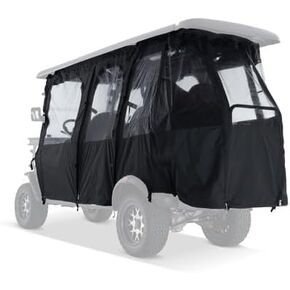 Kandi Enclosed Cab Soft Cover for 6 Person Kruiser, Soft Cover for Golf Cart, Golf Cart Accessory, Electric Golf Cart Soft Cab Cover, Kruiser Accessory
