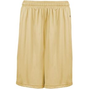 Badger Sport Vegas Gold 10" Adult Large Athletic B-Core Pocketed Shorts