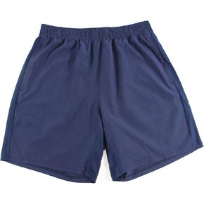 Men's Athletic Workout Shorts for Men 7 inch Sports Shorts with Zipper Pocket Navy1,X-Large