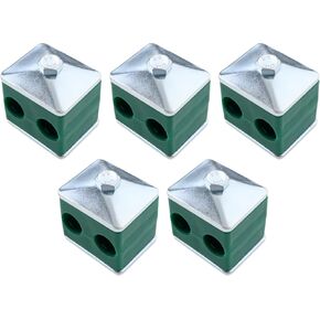 5pcs 12mm Hydraulic Pipe Clamp Double Pipe Clamp Plastic Hose Clips Fastening For 12mm Outer Diameter Pressure Hydraulic Pipe