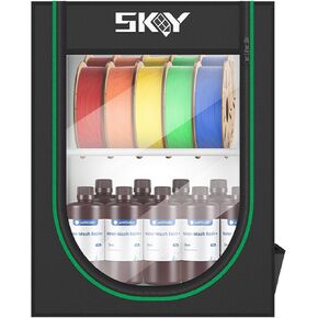 Lutyr 3D Printer 20 roll pack Storage Box, 3d Printing Filament Storage rack Dustproof and Waterproof box for Storage and Easy to Store