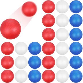 Happyyami 120 Pcs Table Tennis Balls Plastic Balls Colored Balls Entertainment Balls Bouncy Balls Game Balls for Sports Party Decoration