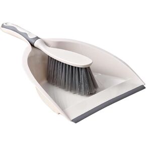Amosfun Mini Dustpan and Brush Set, Portable Small Broom and Dust Pan for Cleaning Sofa Desk Countertop