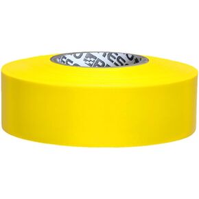 Presco PresGlo Taffeta Roll Flagging Tape: 1-3/16 in. x 50 yds. (Neon Yellow)