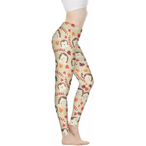 NDISTIN Women's High Waisted Yoga Pants Athletic Sports Running Leggings Full Length Tummy Control Printable