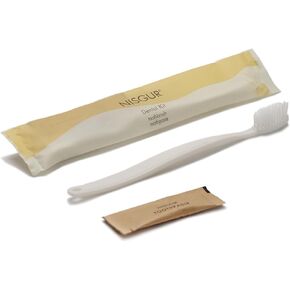 Disposable Toothbrushes with Toothpaste Bulk Pack of 100 Individually Wrapped Travel Toothbrushes Kits Hotel Supplies and Toiletries Bulk