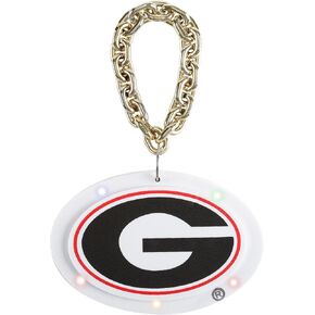 FOCO Georgia Bulldogs NCAA Big Logo Light Up Chain Ornament