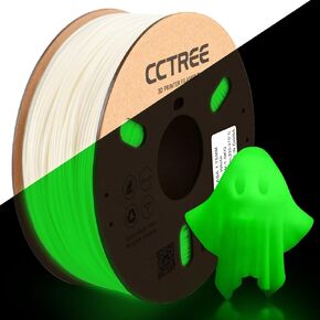 Glow in The Dark ASA Filament 1.75MM, UV & Weather Resistant 3D Printer Filament, Great for Outdoor Functional Parts, Heat & Weather Resistant, 1kg (2.2lbs) Sppol, Glow Green