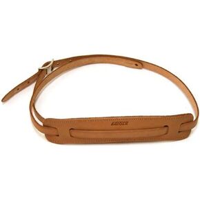 Fender Vintage Leather Electric Guitar Strap, Natural, 3.5"