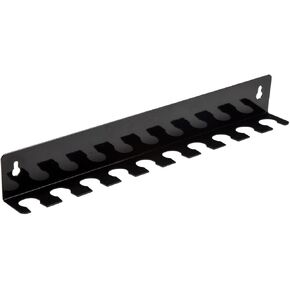Steelman 10-Slot Metal Wall Rack, Hanging Tool Storage for Torque Sticks and Socket Extensions